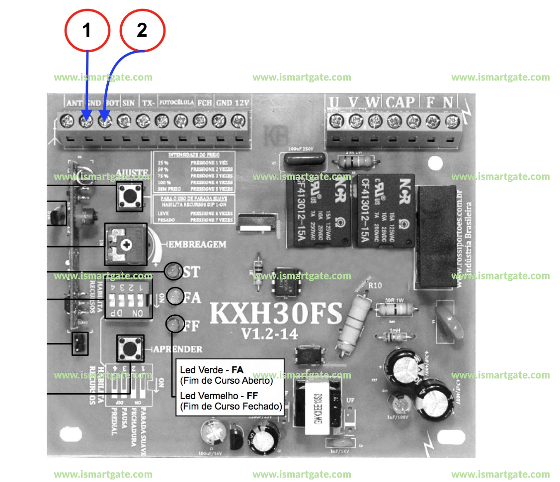 Wiring diagram for ROSSI KXH 30 FS